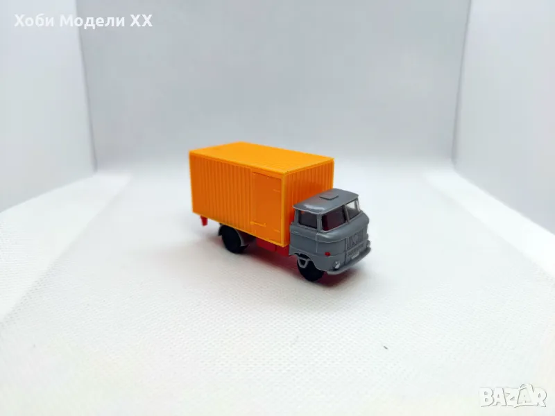 Модел IFA W50 с ремарке 1/87 ГДР, снимка 1