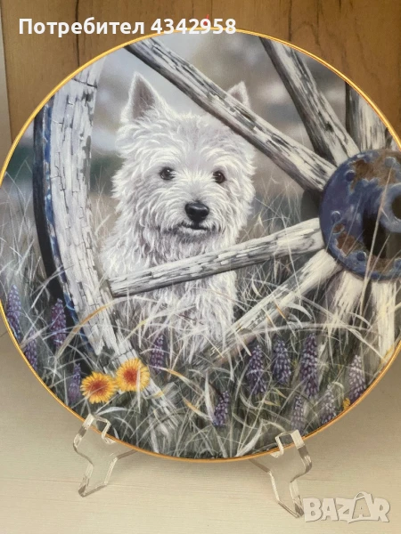 Колекционерска чиния от серия «Westies », снимка 1