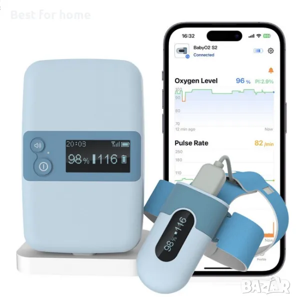 BabyO2™ S2 Baby Oxygen Monitor, снимка 1