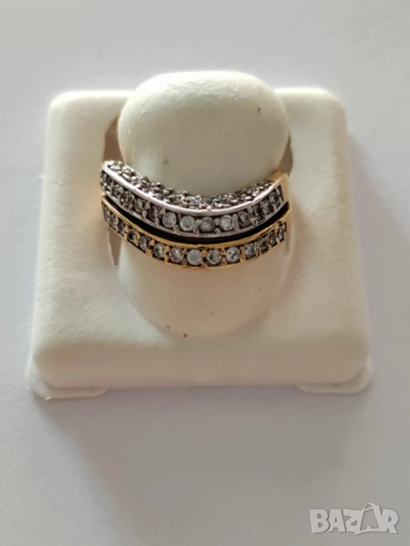 *златен пръстен 42921-3, снимка 1