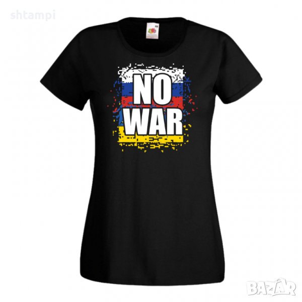 Дамска Тениска Украйна No War , снимка 1