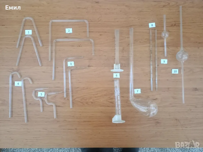 Лабораторна, химическа стъклария, снимка 1