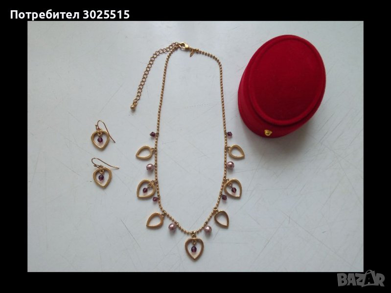 Комплект колие и обеци , два модела , снимка 1