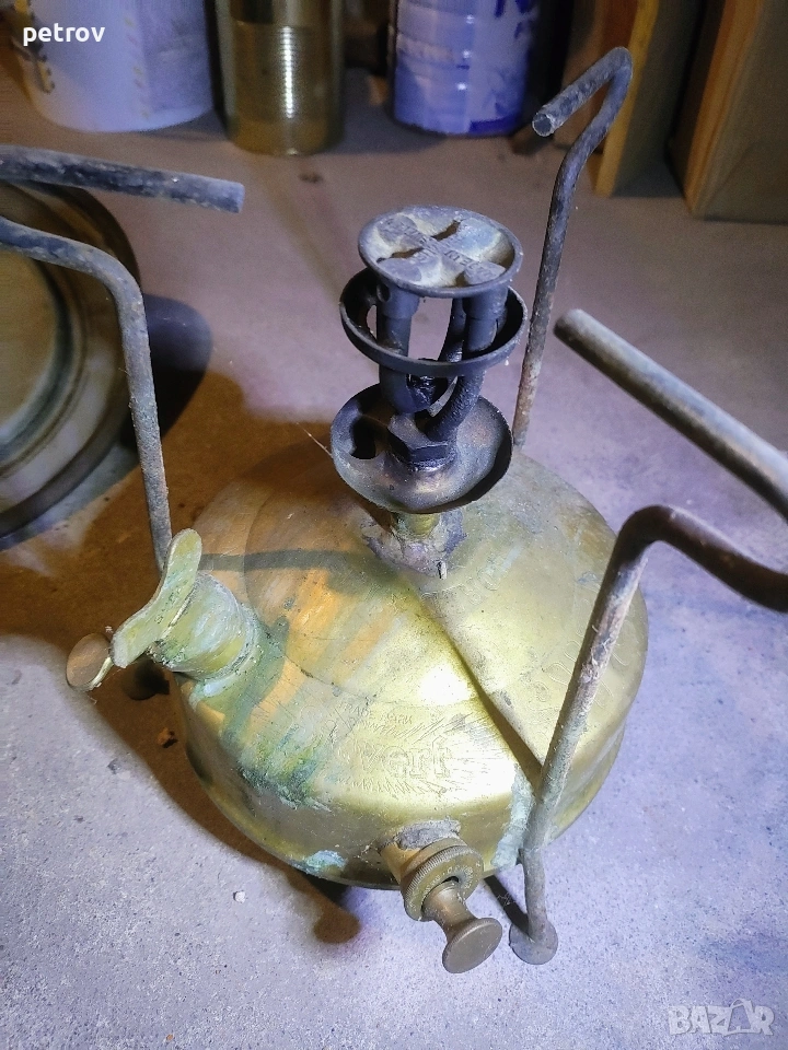 Месингов бензинов котлон.PRIMUS, снимка 1