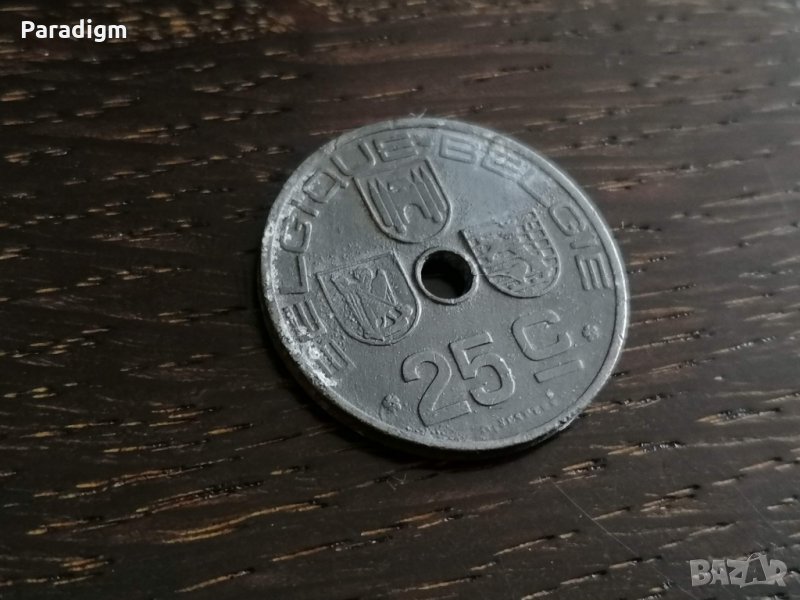 Монета - Белгия - 25 цента | 1946г., снимка 1