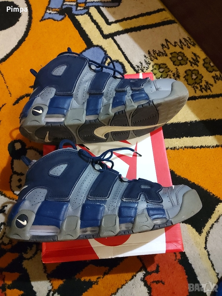 Nike Air More Uptempo 96' Grey Blue маратонки , снимка 1