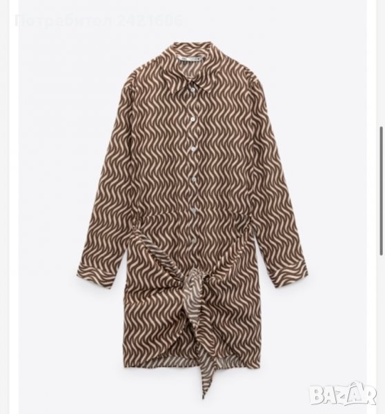 НОВА С ЕТИКЕТ! размер S рокля ZARA, снимка 1