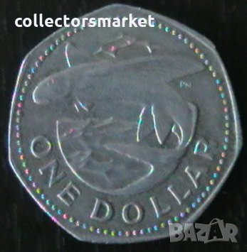 1 долар 1979, Барбадос, снимка 1