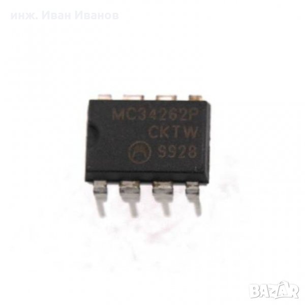 MC34262 Power Factor Controller IC DIP-8 Package, снимка 1