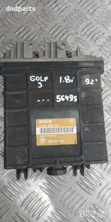 Компютър VW Golf 3 1.8i 1992г. 0261200701 1H0907311 , снимка 1