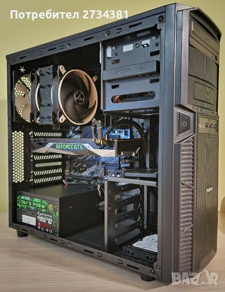 Геймърски компютър i7-8700, EVGA GTX 1080ti, 16 RAM, 126 SSD, 500 HDD, снимка 1