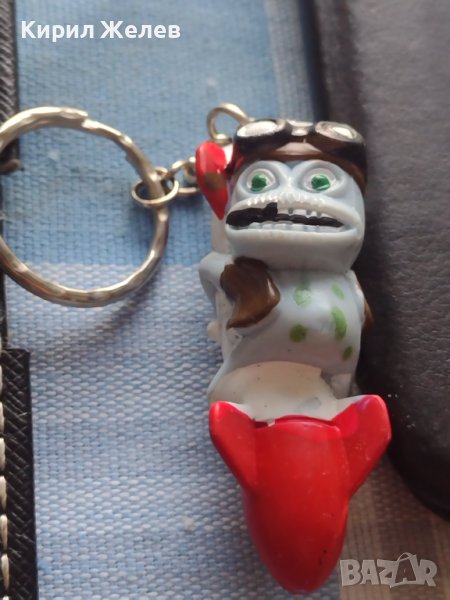 Ключодържател CRAZY FROG 🐸на ракета много красив весел ПВЦ 42347, снимка 1