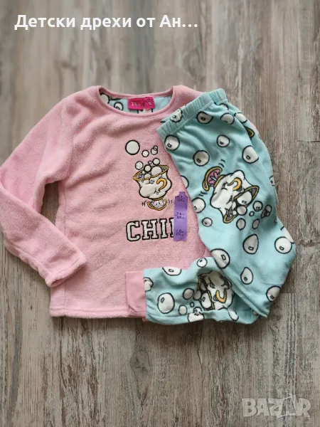 Плюшена пижама на Disney от Англия, 7-8год./128см., снимка 1