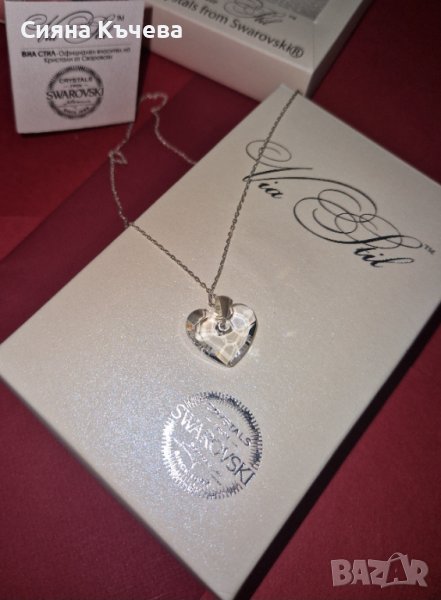 Дамско колие с кристал Swarovski, снимка 1