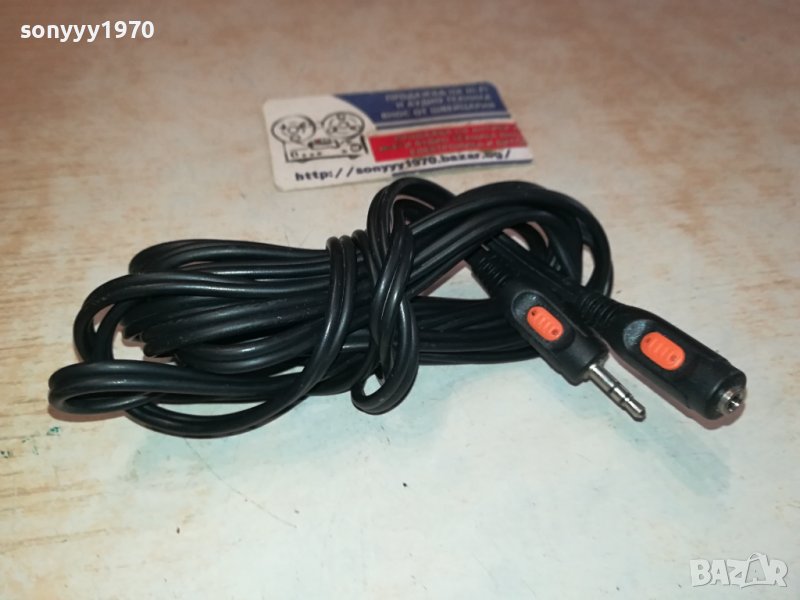 АУДИОКАБЕЛ 2,6М ЖАК 3,5ММ КЪМ ЖЕНСКА 2501241110, снимка 1