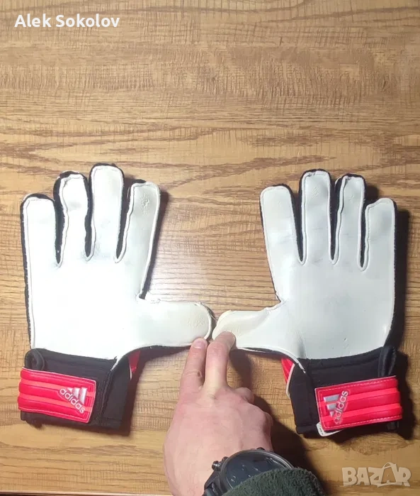 Вратарски ръкавици adidas – размер 9, снимка 1