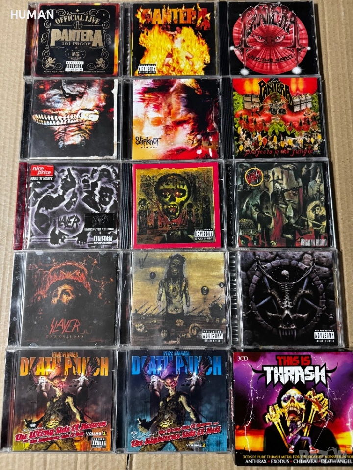 Pantera - Slayer - Five Finger DP - Slipknot - , снимка 1