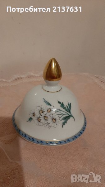 ПОРЦЕЛАНОВ КАПАК за КАНА или ЗАХАРНИЦА , снимка 1