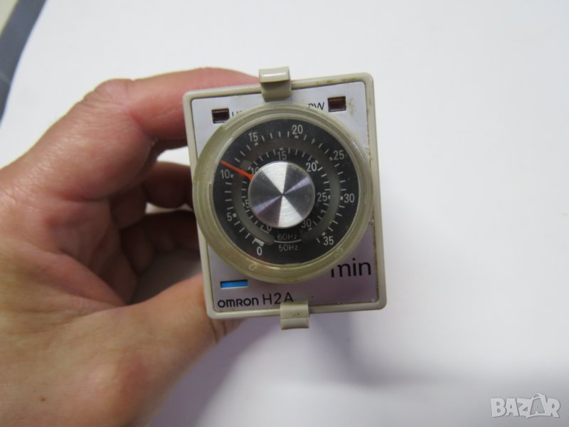 Японско реле за време, таймер от 0 до  35 минути с захранване  100 волта променливо ) , снимка 1