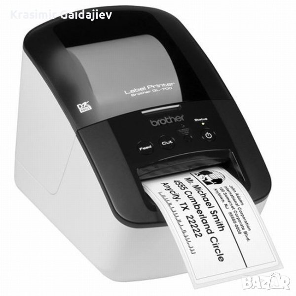 Етикетен принтер, Brother QL-700 Label printer, снимка 1