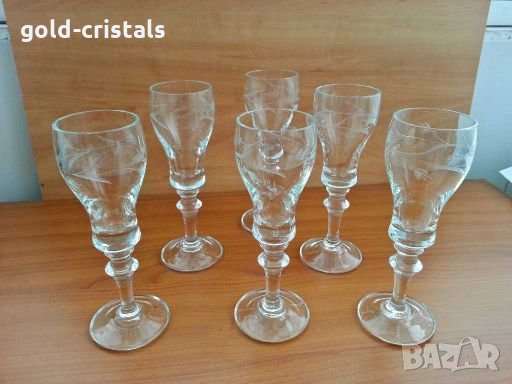 кристални чаши, снимка 1