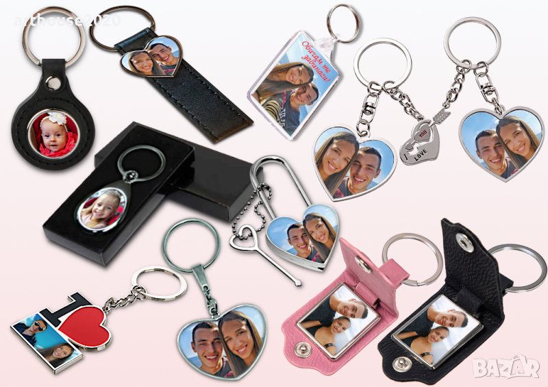 Ключодържател с Ваша снимка -практичният подарък, снимка 1