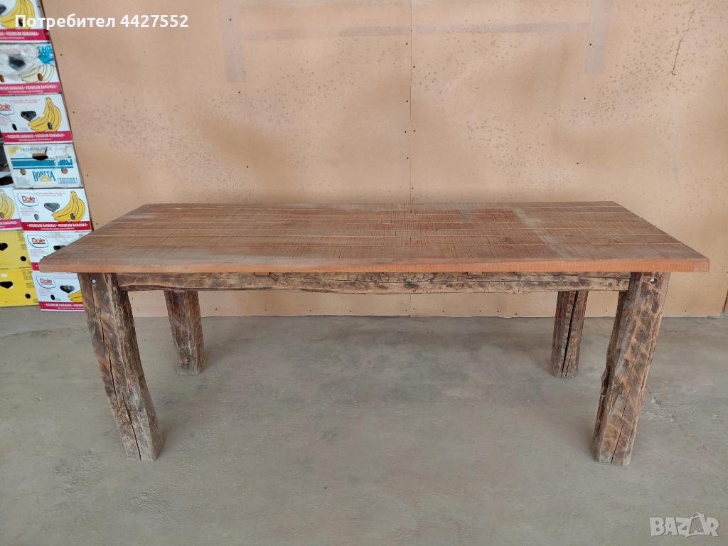 Маса трапезна старинен стил, снимка 1