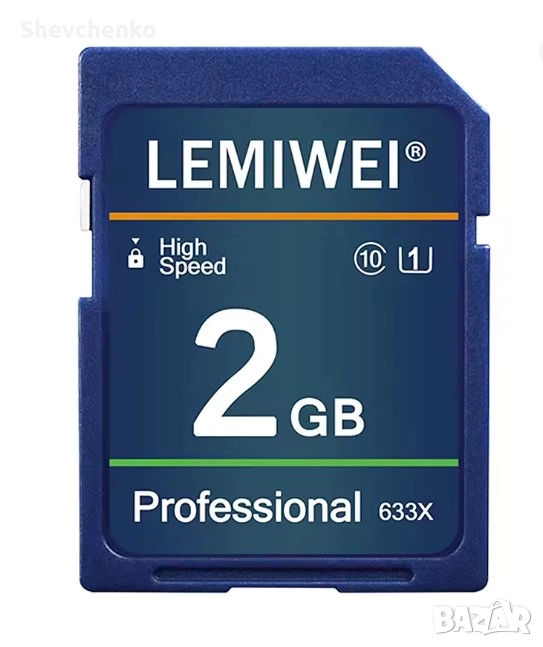 Нова карта LEMIWEI SD Card 2 GB за автомобил и камера Memory Camera, снимка 1