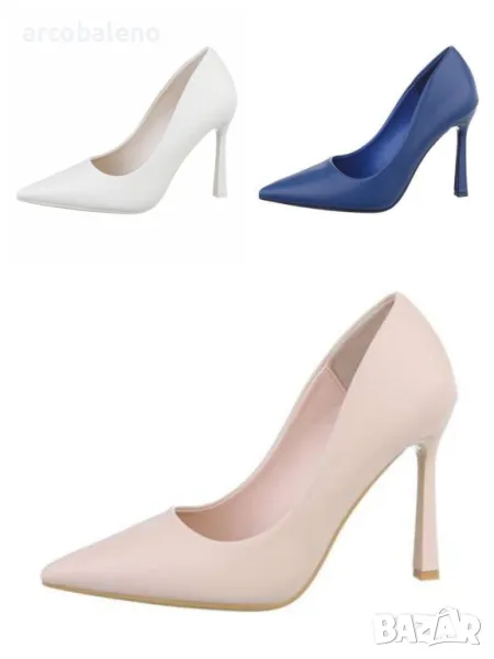 Дамски обувки на висок ток, 3цвята, снимка 1