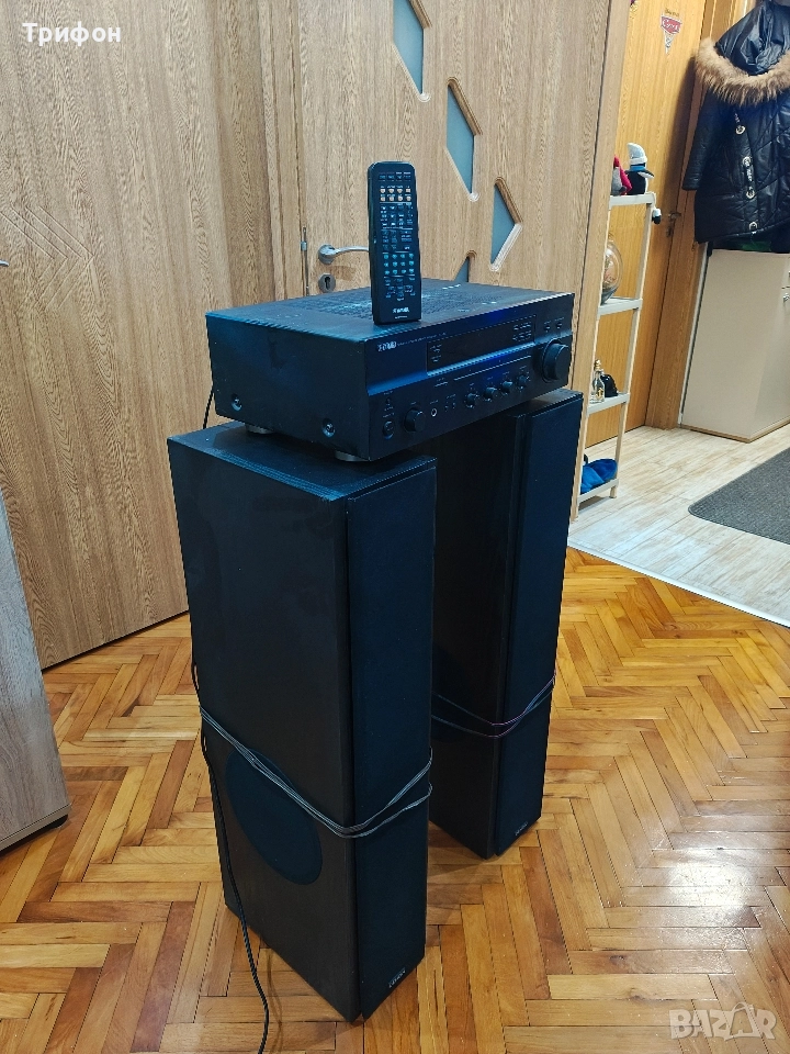 ресийвър Ямаха с тонколони Денон, снимка 1