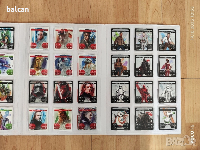 Пълен албум с карти Star wars, снимка 5 - Колекции - 52104857