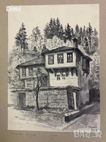 НИКОЛА ВЪЛЧЕВ (1897 - 1984) туш