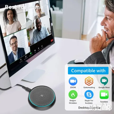 Конферентен USB микрофон, ANSTEN OSM09, снимка 2 - Микрофони - 47555578