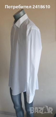 Hugo Boss H - Hank - Kent - C1- 214 Slim Fit  Cotton Mens Size 43/17 - XL НОВО! ОРИГИНАЛ! Мъжка Риза, снимка 8 - Ризи - 52225524