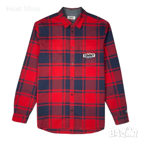 Мъжка Риза Tommy Jeans TMJ Badge Plaid Overshirt