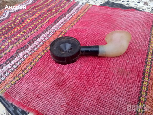 Стара телефонна слушалка #2, снимка 3 - Антикварни и старинни предмети - 27261107