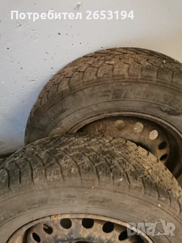Продавам зимни гуми с джанти 175/70/13