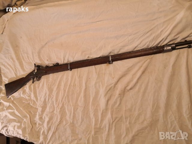 Оригинална пушка Амслер-Милбанк 1864-67. Карабина, револвер, снимка 13 - Колекции - 39717627