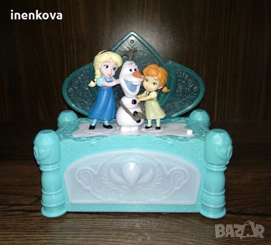Музикална кутийка за бижута  Замръзналото кралство Елза, Анна и Олаф 68лв., снимка 5 - Други - 28812665