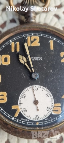 Стар военнен часовник , снимка 4 - Антикварни и старинни предмети - 52688543
