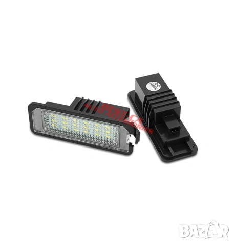 Комплект LED плафони за регистрационен номер VW Volkswagen Фолксваген Golf Passat New Beatle EOS Lup, снимка 3 - Аксесоари и консумативи - 33729558