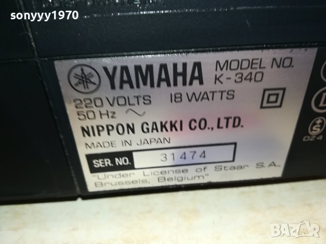 yamaha K-340 hx pro deck-made in japan-внос swiss 1112231112, снимка 7 - Декове - 43360827