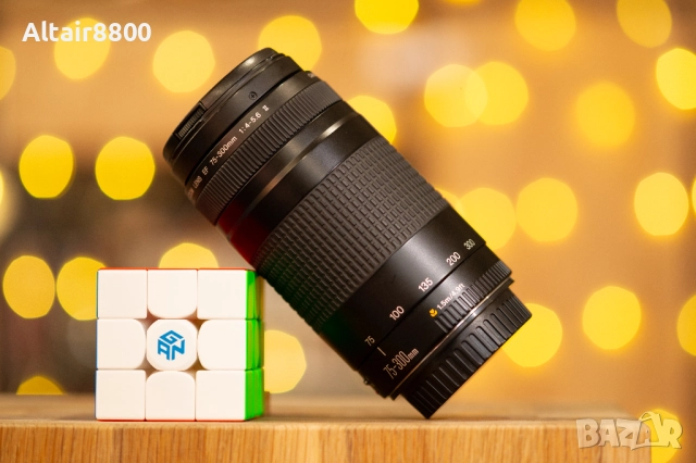 Canon 75-300mm f/4-5.6 II EF обектив Канон #3/3, снимка 3 - Обективи и филтри - 52344875