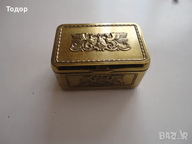 Уникална позлатена кутия за цигари пури Erhard Germany, снимка 13 - Други ценни предмети - 47423472