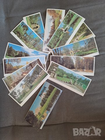 Стари картички руски градове Москва, Ленинград, Павловск, снимка 9 - Колекции - 44077711