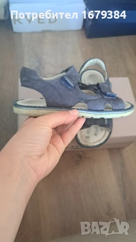 Детски сандали от естествена кожа Lasocki, снимка 2 - Детски сандали и чехли - 50572400