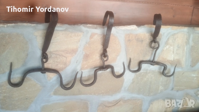 Ченгели,куки за месо., снимка 8 - Антикварни и старинни предмети - 51546004