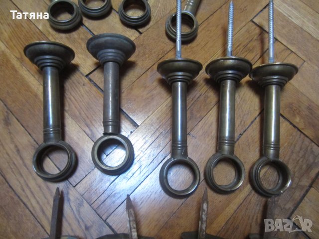 халки и носачи  за автентичен месингов корниз, снимка 3 - Декорация за дома - 28677966