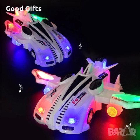 Трансформърс кола - самолет със звук и светлина, снимка 3 - Коли, камиони, мотори, писти - 43129162