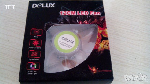 Вентилатори Delux 120mm blue led, снимка 3 - Други - 43481173